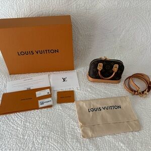 Louis Vuitton Nano Alma Monogram M82717 Mini Crossbody – Full Set